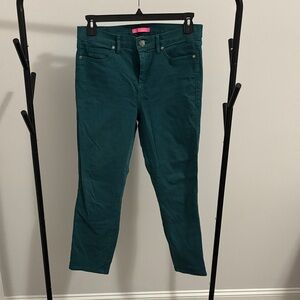 Lilly Pulitzer South Ocean  Skinny Jeans Hosta Green